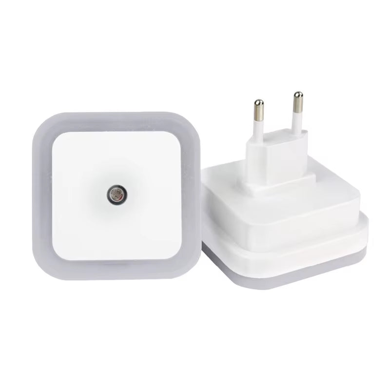 Wireless Sensor LED Night Light EU US Plug Mini Square Night Lights for Baby Children Living Room Bedroom Corridor Lighting Lamp