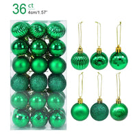 1Box Christmas Balls Christmas Tree Ornaments Ball Xmas Hanging Tree Pendants Home Party Decor 2026 New Year Gift Noel Navidad
