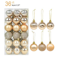 1Box Christmas Balls Christmas Tree Ornaments Ball Xmas Hanging Tree Pendants Home Party Decor 2026 New Year Gift Noel Navidad