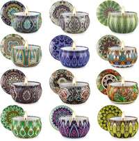 Candles Gifts for Women, 12 Pack Soy Wax Candles for Home Scented, Birthdays Thank You Mothers Day Christmas Gifts for Women Mom Who Have Everything