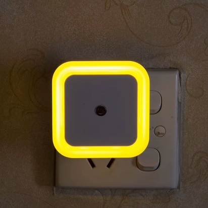 Wireless Sensor LED Night Light EU US Plug Mini Square Night Lights for Baby Children Living Room Bedroom Corridor Lighting Lamp