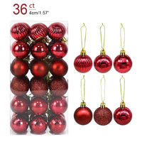 1Box Christmas Balls Christmas Tree Ornaments Ball Xmas Hanging Tree Pendants Home Party Decor 2026 New Year Gift Noel Navidad