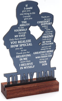 To My Dad Resin Statue from Son – Heartfelt Gift for Father’S Day, Birthday,