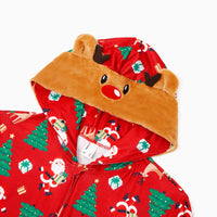 Christmas Pajamas for Men Family Matching Pajamas One Piece Red Reindeer Holiday Pjs with Socks Couples Christmas Pajamas Men XL