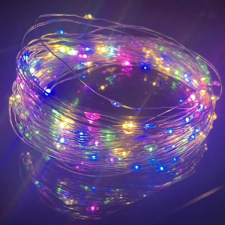 5M LED String Lights Waterproof Led Copper Wire Fairy Lights Battery Operated DIY Wedding Party Christmas Decoration Lights