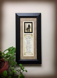a Prayer for My Mom Wood Wall Art Frame Plaque | 8 Inches X 16 Inches | Hanger for Hanging | Dear God I Gratefully Thank You for Giving Me My Mom | Mother Gift