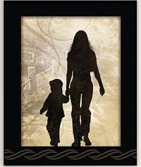 a Prayer for My Mom Wood Wall Art Frame Plaque | 8 Inches X 16 Inches | Hanger for Hanging | Dear God I Gratefully Thank You for Giving Me My Mom | Mother Gift