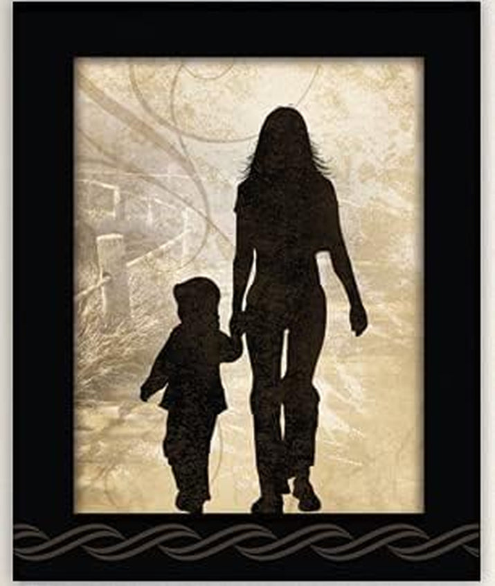 a Prayer for My Mom Wood Wall Art Frame Plaque | 8 Inches X 16 Inches | Hanger for Hanging | Dear God I Gratefully Thank You for Giving Me My Mom | Mother Gift