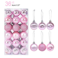 1Box Christmas Balls Christmas Tree Ornaments Ball Xmas Hanging Tree Pendants Home Party Decor 2026 New Year Gift Noel Navidad