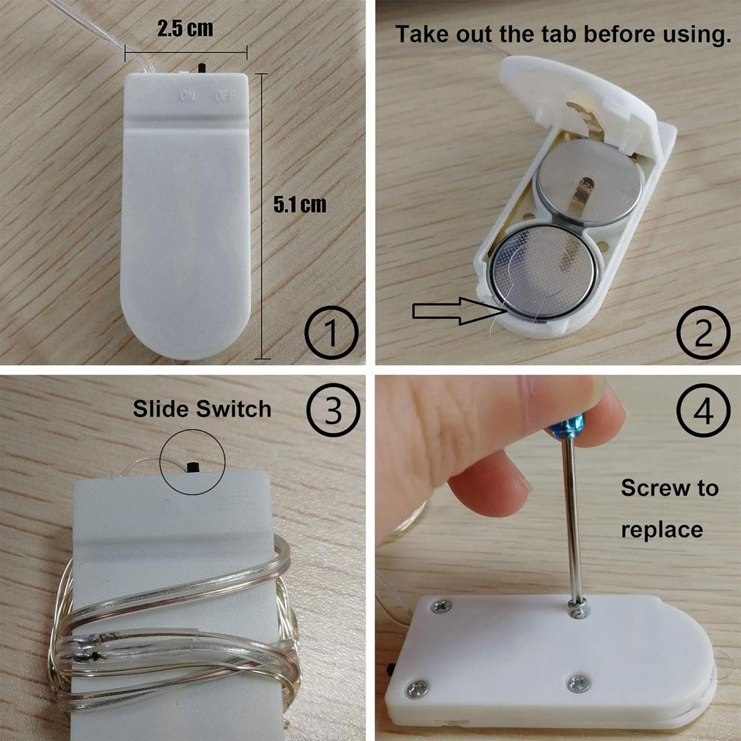 16 Packs Fairy Lights Battery Operated(Batteries Included),10.2Ft 30Leds Copper Wire Firefly Lights,Mini Starry String Lights for Mason Jars Wedding Party DIY Gift Christmas Decor (Purple Fairy Light)