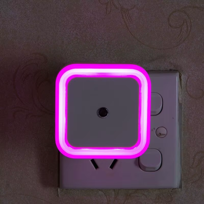 Wireless Sensor LED Night Light EU US Plug Mini Square Night Lights for Baby Children Living Room Bedroom Corridor Lighting Lamp