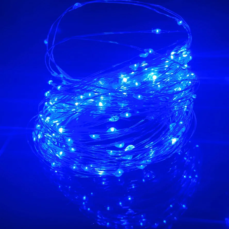 5M LED String Lights Waterproof Led Copper Wire Fairy Lights Battery Operated DIY Wedding Party Christmas Decoration Lights