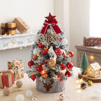 45/60Cm DIY Christmas Tree with LED Light Mini Desktop Tree Christmas Decoration New Year Gift Home Christmas Ornaments