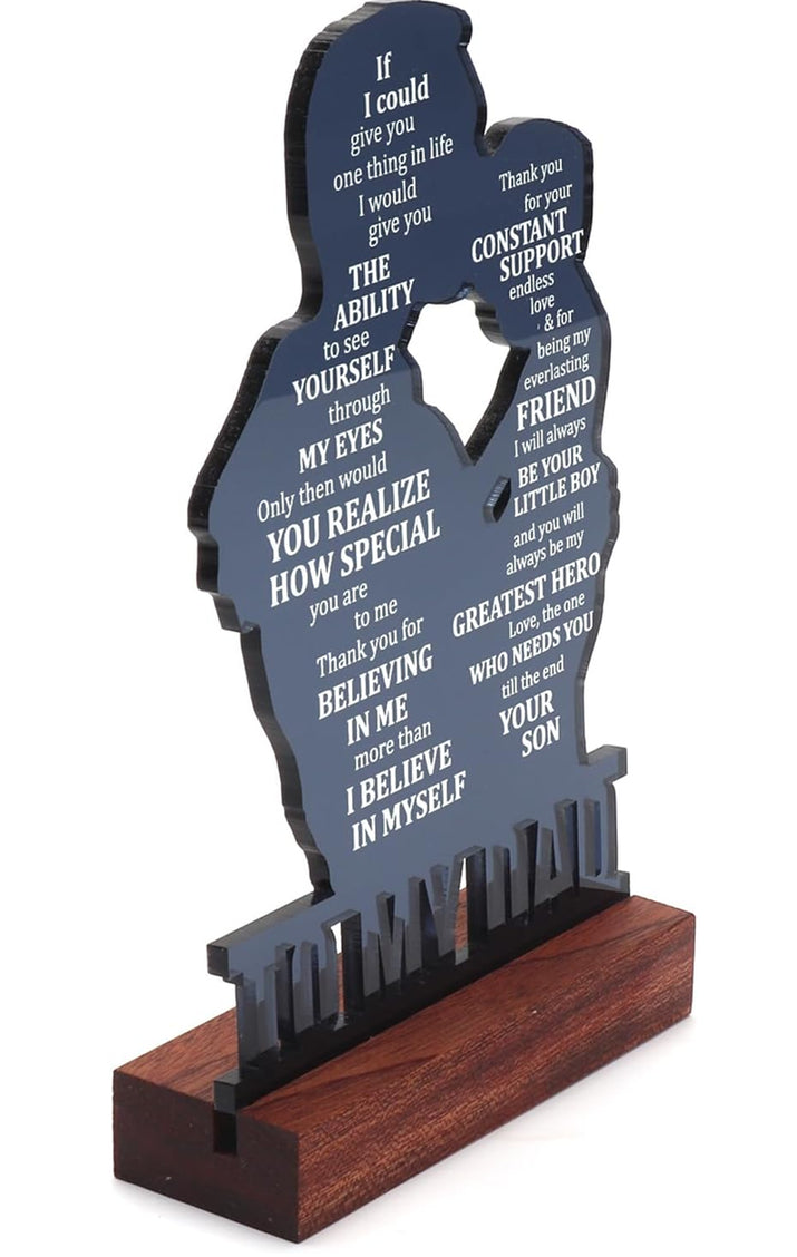 To My Dad Resin Statue from Son – Heartfelt Gift for Father’S Day, Birthday,