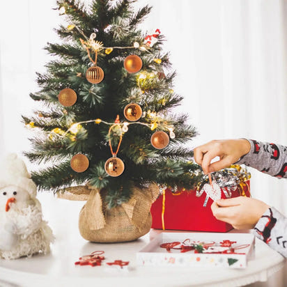 Christmas Ball Ornaments 6CM for Xmas Tree Christmas Decorations Shatterproof Set Hanging Ball (Orange, 2.36 Inches/6 Cm)